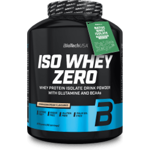 Iso Whey Zero Laktosreducerat Vassleproteinisolat 2270g - BioTech USA Cookies