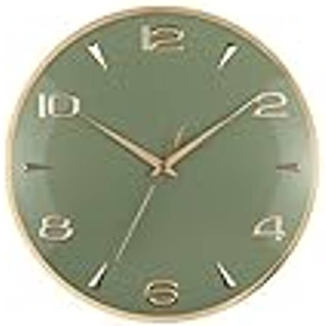 Analog clock Karlsson Sienna Glow - Vert - 5x40,6 cm