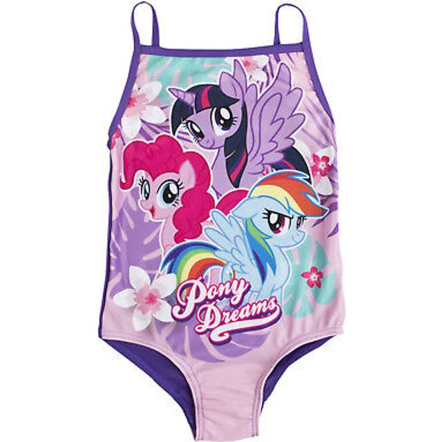 My little pony girls one piece swimming costume kids mlp swimsuit pool size