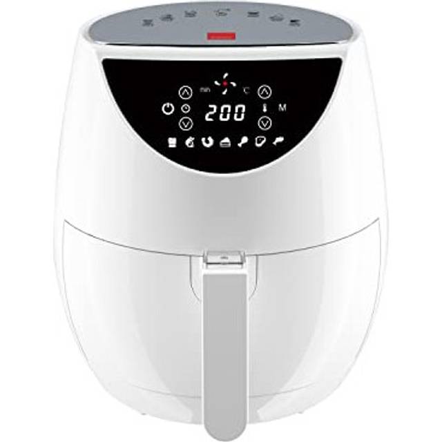 Sensio Home Super Chef 3.5L White Digital Air Fryer, Stylish Family Size Healthy Cooking, Super Fast Air Circulation, 7 Presets Plus Timer