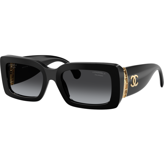 CHANEL rectangle Sunglasses C622S8 Black