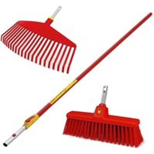 Wolf-garten - Wolf Garten Telescopic Handle ZMV4 Garden Multi Change & TB350M Broom & Rake