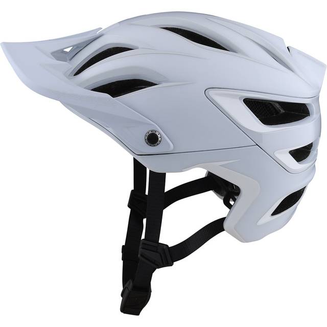 Troy Lee Designs A3 MIPS Hjälm Uno White, Str. XL/XXL - Hvit / svart (XL/XXL)