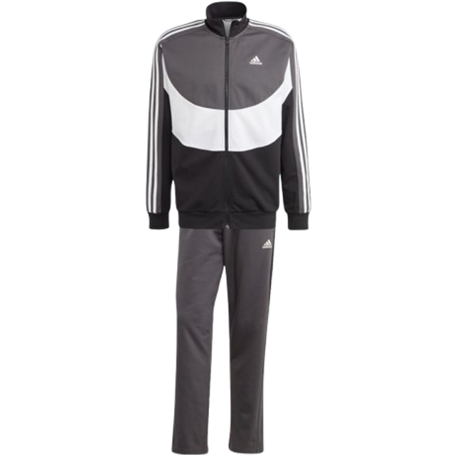 adidas För Män Colorblock Track Suit, Black/White/Grey Six, S