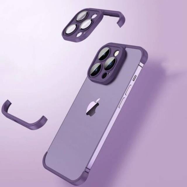 Corner pad protection for iphone 14 in purple