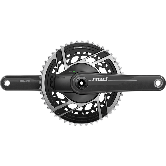 SRAM Red eTap AXS DUB E1 Powermeter Chainset - Black/Silver