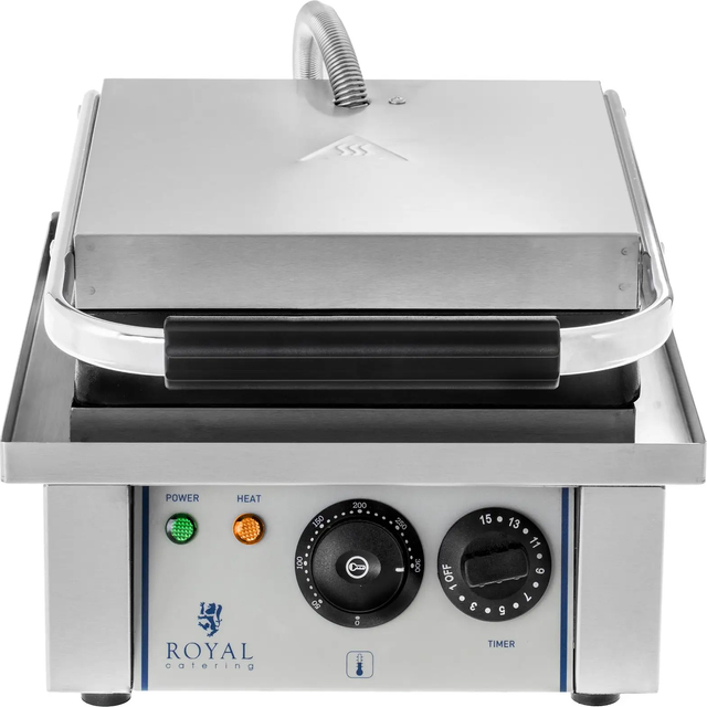 Waffle Maker - for Belgian waffles - 2000 W - rectangular - Royal Catering RCWM-2000-E