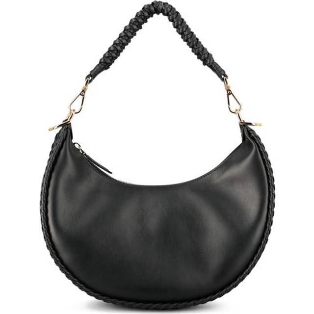 Fendi Fendigraphy Small Leather Hobo Bag