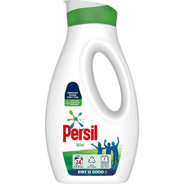 4 x Persil Bio Laundry Washing Liquid Detergent, 24 Washes, 648ml