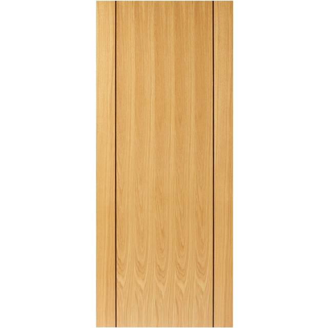 JB Kind Chartwell Contemporary Oak Veneered Internal Door 1981 x 533mm - JB Kind Doors - Brown - 198.1 x 53.3 x 3.5cm
