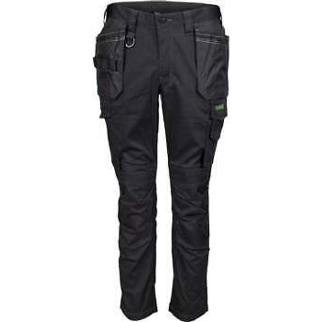 Men's Apache SUDBURY Mens Trousers Black - Size: L29/W38