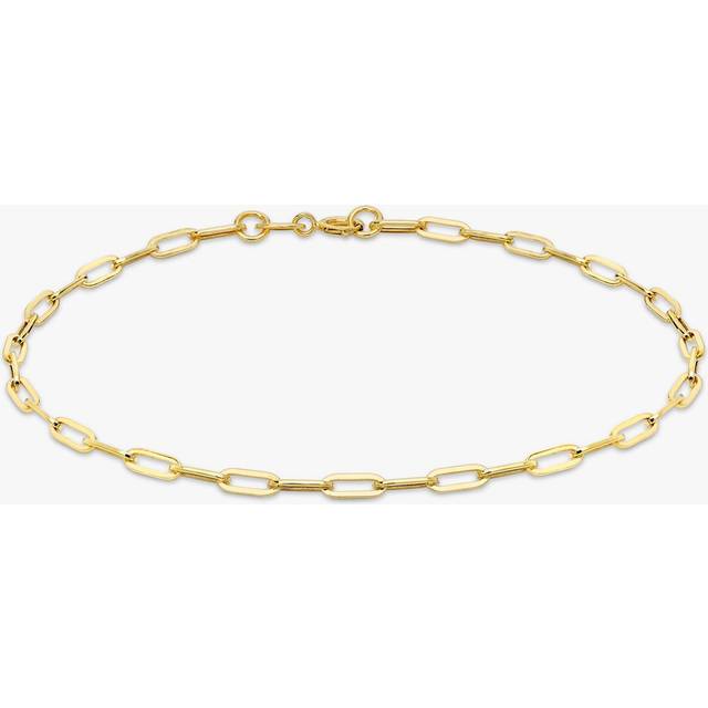 9ct Paper Chain Bracelet - Gold - One Size - Golden Moments