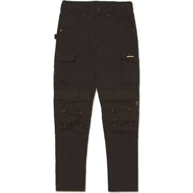 Nexus Knee Pocket Stretch Trouser - Black - 30R
