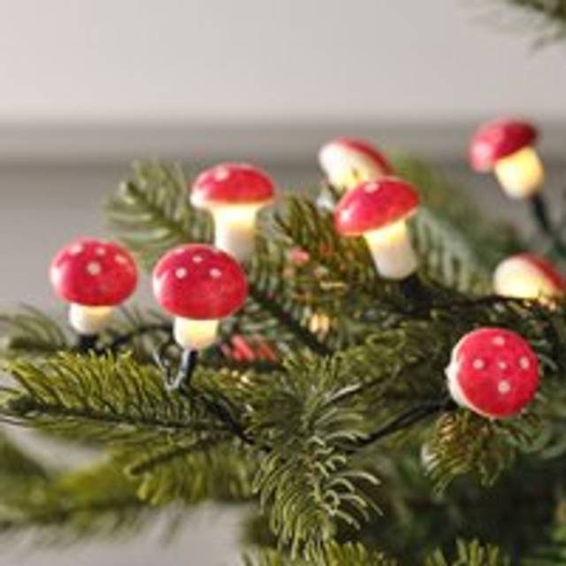 1.9m Mushroom LED String Lights - Warm White