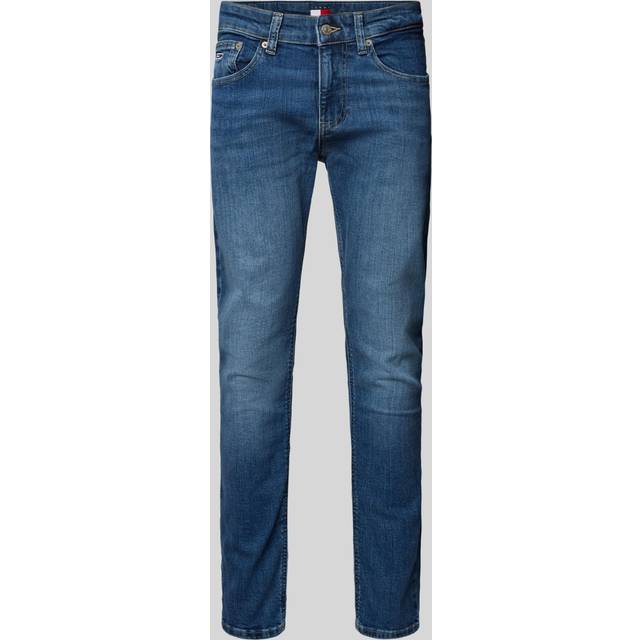Tommy Jeans Austin Tapered Fit Stretch Jeans - Mid Wash, Mid Wash, Size 30, Length Regular, Men -  length REGULAR,30