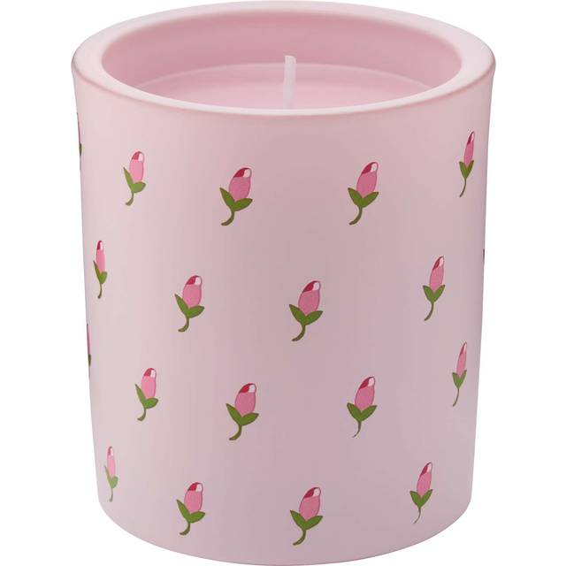 Cath kidston home fragrance coming up roses pink glass candle 180g