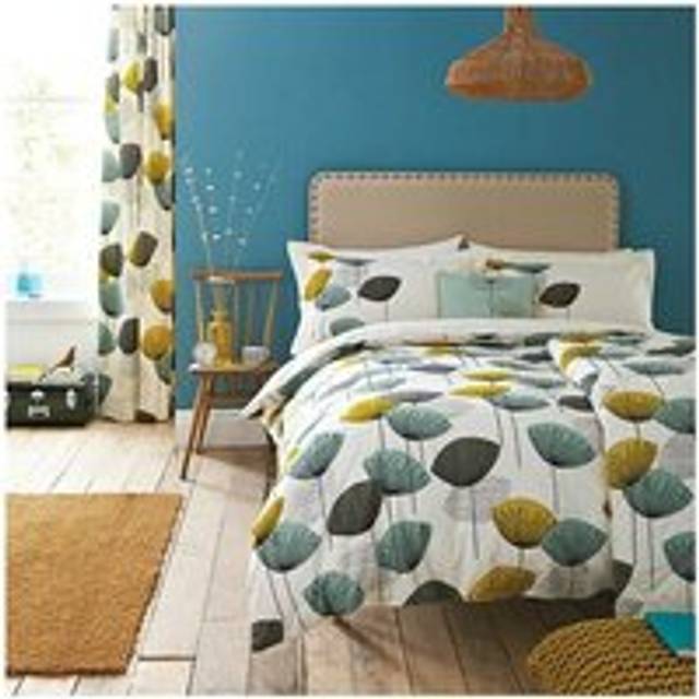 Sanderson - Options Dandelion Clocks Duvet Cover Set Double Chaffinch