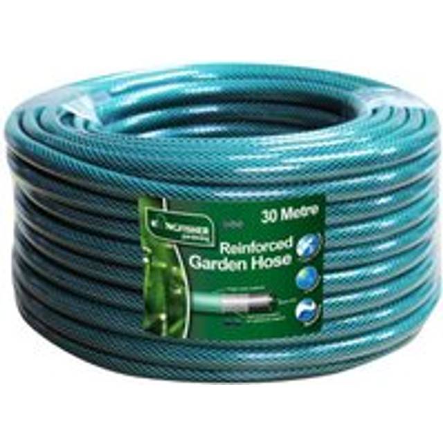 Samuel Alexander 30m Reinforced Garden Hosepipe - Green, Green