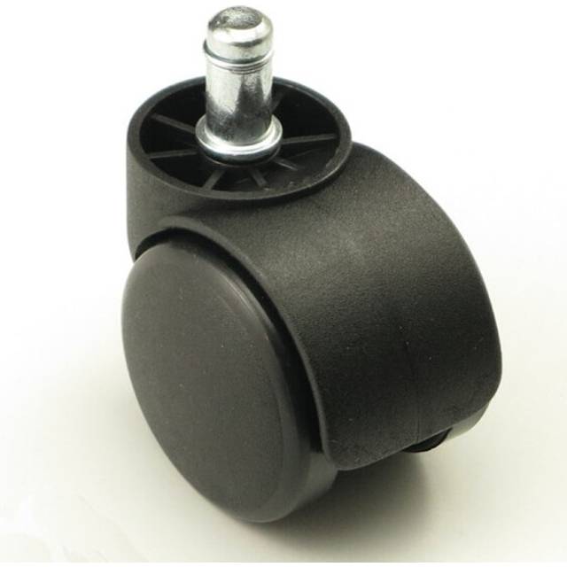 Black Plastic  Replacement Swivel Casters 50mm Office Revolving Chair Sofa Wheels