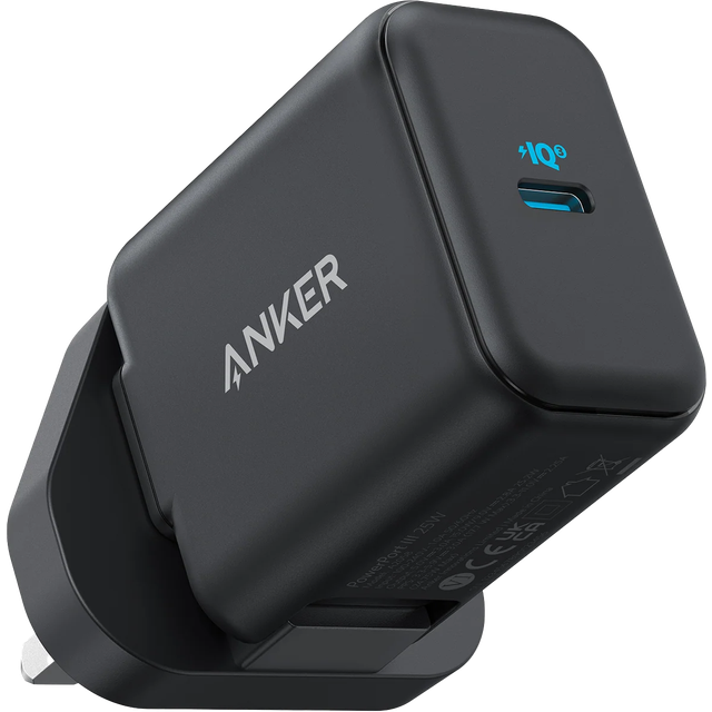 Anker 312 Charger (Ace, 25W) Black