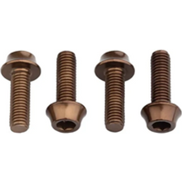 Wolf Tooth Water Bottle Cage Bolts Espresso Set Of 4 - Brown