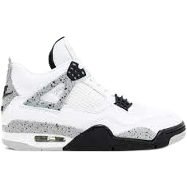 Jordan Air 4 Retro OG Children, White - 12