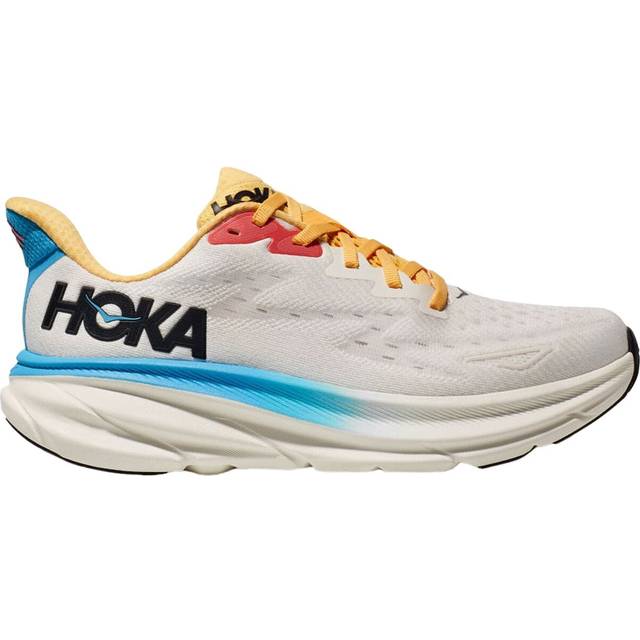 (UK7.5) HOKA ONE ONE Clifton 9 blanc de blanc swim day