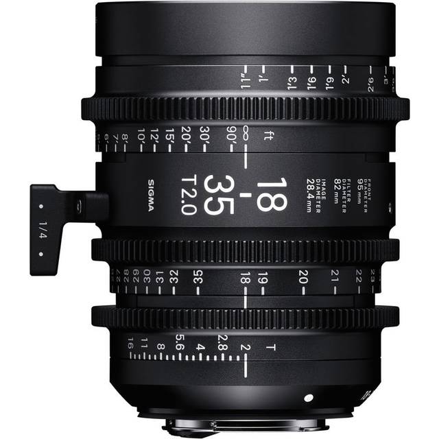 Sigma Cine 18-35mm T2 Zoom Lens Fully Luminous Metric - Sony Mount