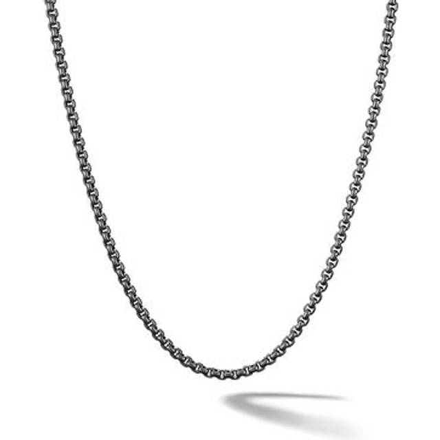 Box Chain Necklace in Stainless Steel, 2.7mm