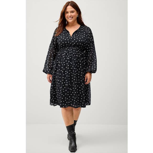 Ellos Plus collection - Klänning Minna - Svart