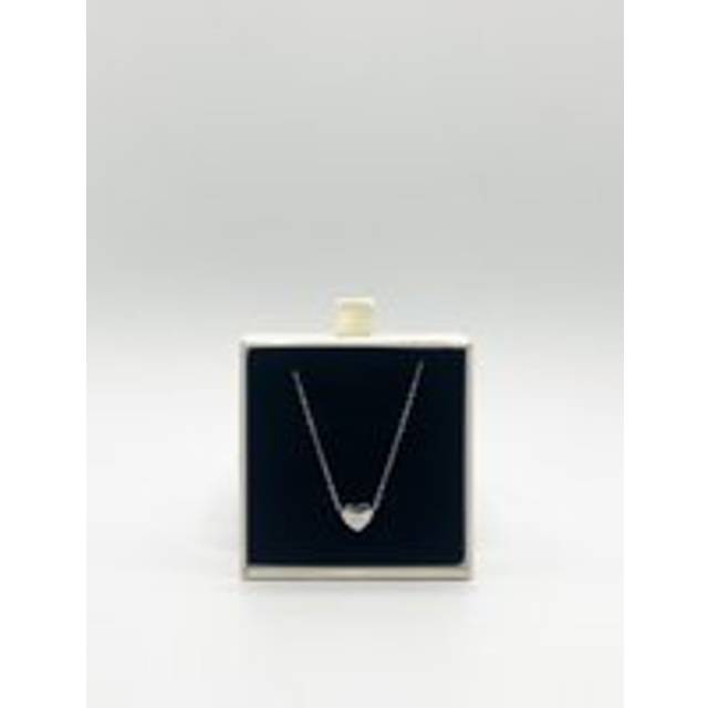 SVNX Small Heart Necklace In Silver