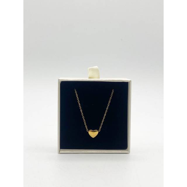 SVNX Small Heart Necklace In Gold