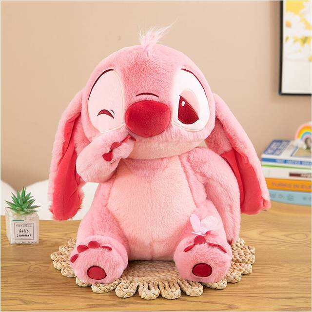 (Pink, 32cm) Adorable Pink Stitch Plush Toy From Sakura Story Series Perfect For Valentines Day Gifts