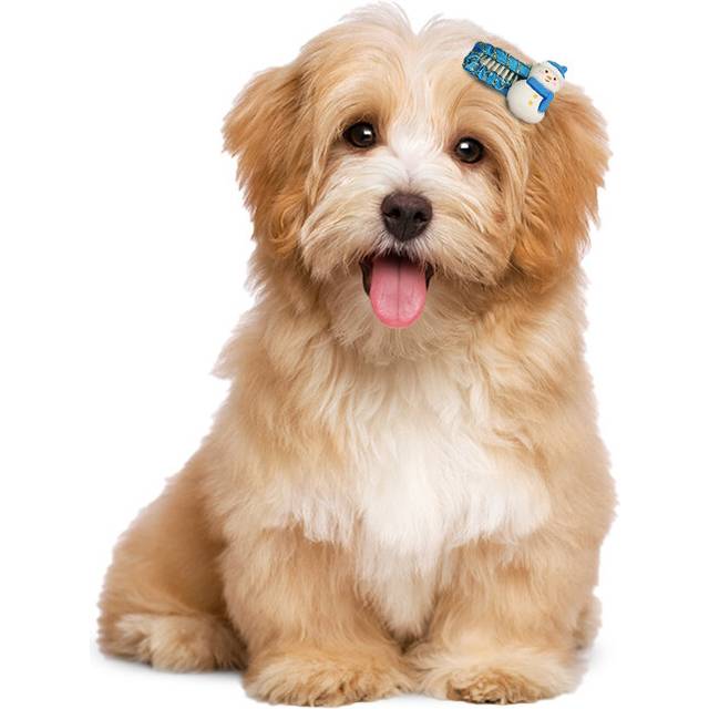 (Blue Hat Snowman Clip) Playful Cartoon Pet Hair Accessories For Dogs And Cats In Festive Christmas Colors