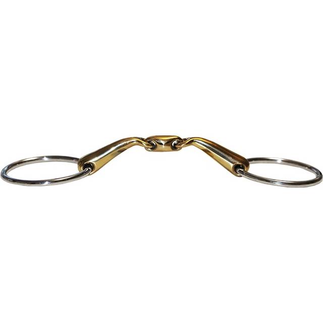 Anatomical 2-ring horse bit Stübben - Argenté