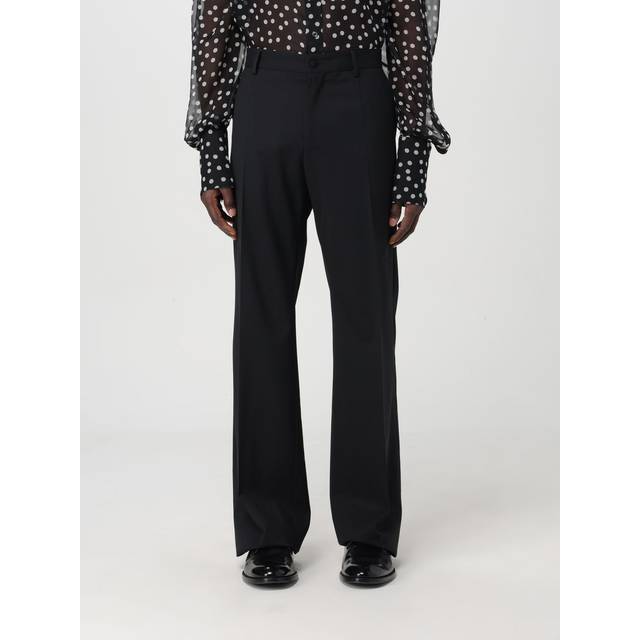 Dolce & Gabbana Men's Stretch Wool Pant in Black | Size 50 | GYZMHTGH667 Color N0000 (50)