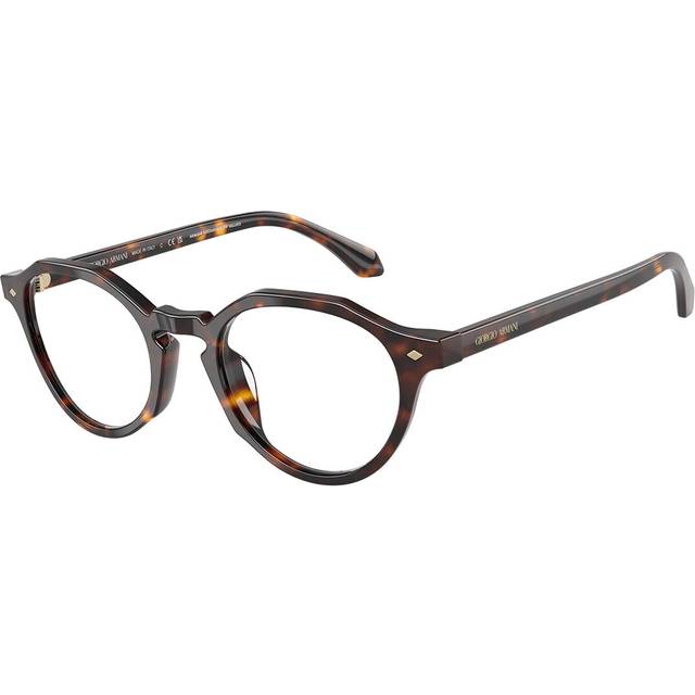 Giorgio Armani AR7264U 5879 49 Sköldpaddemönstradeshell Glasögon (Endast Båge) Män