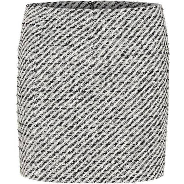 Amilina Bouclé Mini Skirt - Blacknwhite Lurex Twill - Founded in 2008 by Sanne Sehested, Gestuz is a contemporary Danish fashion brand known for its effortlessly chic and modern aesthetic. The label seamlessly blends Scandinavian minimalism with bold, vintage-inspired designs to create pieces that are both timeless and on-trend. Whether it's sleek tailoring, statement outerwear, or everyday essentials, you are sure to find something that will portray your individuality with confidence and style.