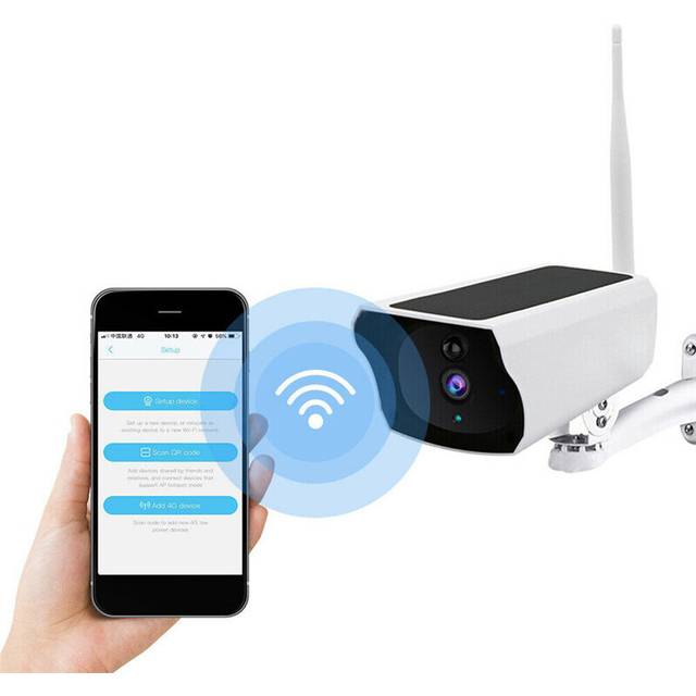 1080P HD WIFI Solar Security IP Camera Night Vision Wireless PIR Motion Alarm IP67