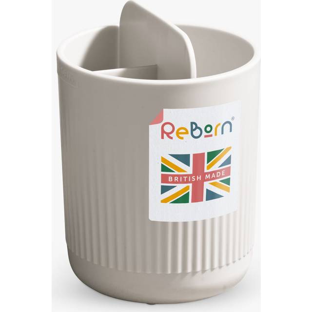 ReBorn Recycled Toothbrush Holder - White, White