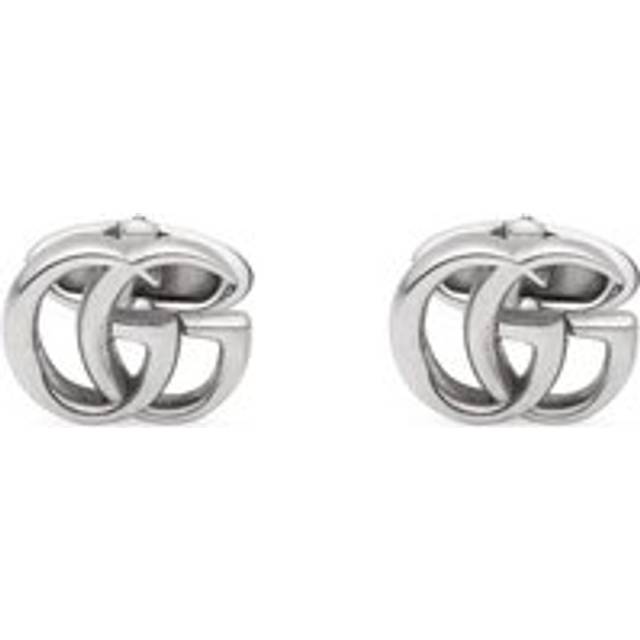Gucci GG Marmont Sterling Silver Double G Cufflinks - Silver