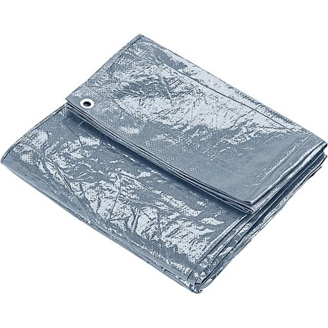 (Grey) KAV Tarpaulin waterproof heavy duty 130 GSM (6x9)M