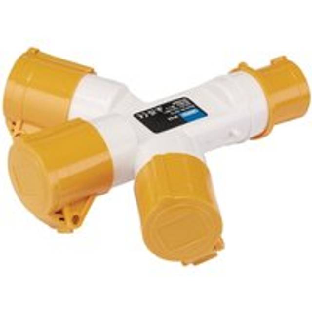 Draper 3 Way Socket Splitter 110v 110v