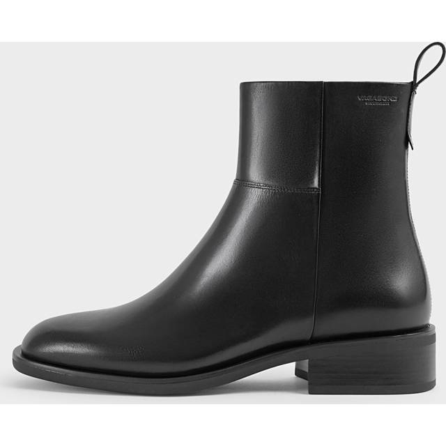 Vagabond - Sheila - Svarta boots i skinn storlek 38 - Black (38)