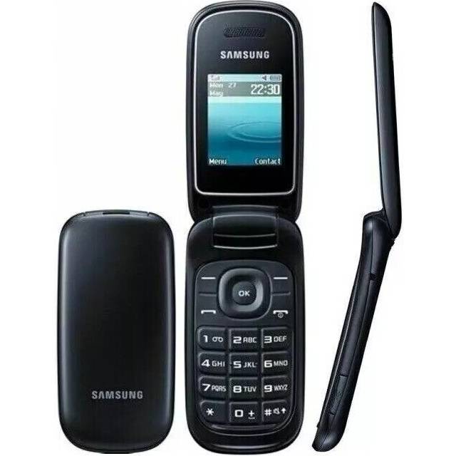 Original samsung flip phone e1272 folding gsm dual sim phone - unlocked -