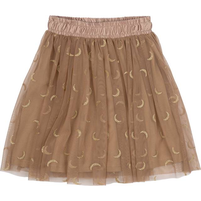 The New Kjol - Tyll - TNMargot - Tannin m. Glitter - The New - 5-6 år (110-116) - Kjol
