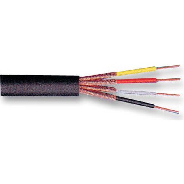PRO POWER - 4-Core Individually Screened Audio Cable Black 100m Reel