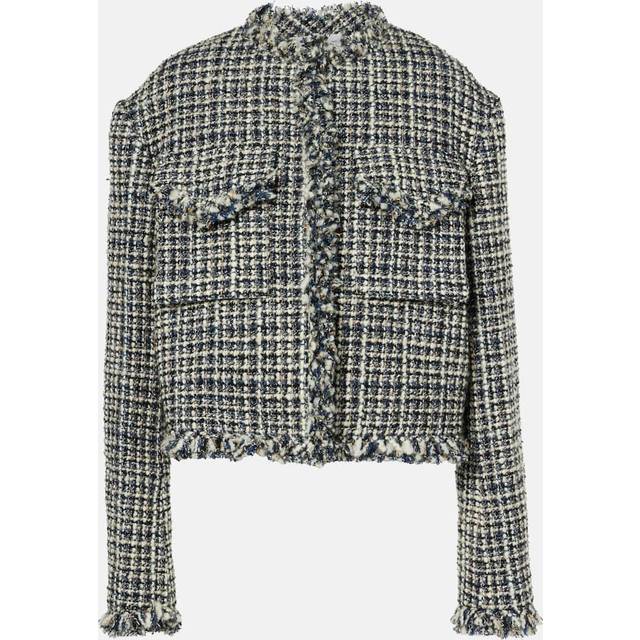 Sacai Wool-blend tweed jacket - multicoloured (UK 14)