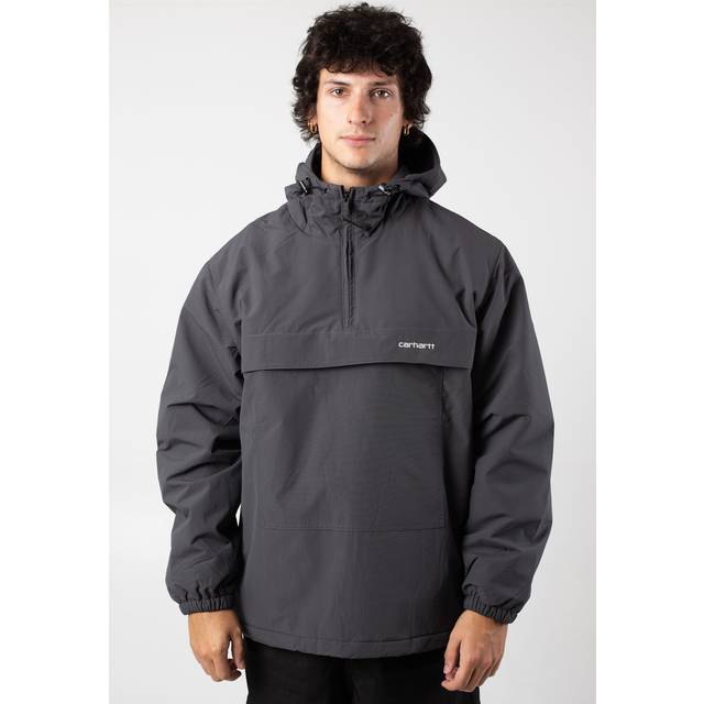 Carhartt WIP Windbreaker Pullover (Winter) Graphite White - Grey (M)