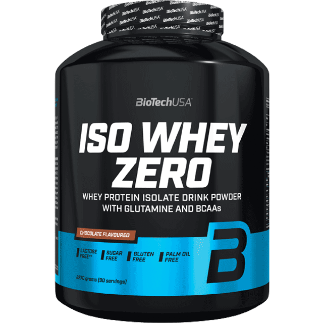 Iso Whey Zero Laktosreducerat Vassleproteinisolat 2270g - BioTech USA Vanilla